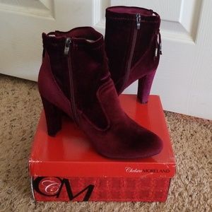 Shoe/boots (wine color)